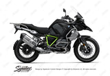 SCD BMW R1250GS Adventure Triple Black Pyramid Frame Stickers