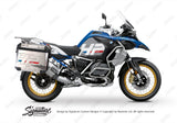 SCD BMW R1250GS Adventure Style HP (Silver Tank) HP Edition With Subframe and Panniers Stickers