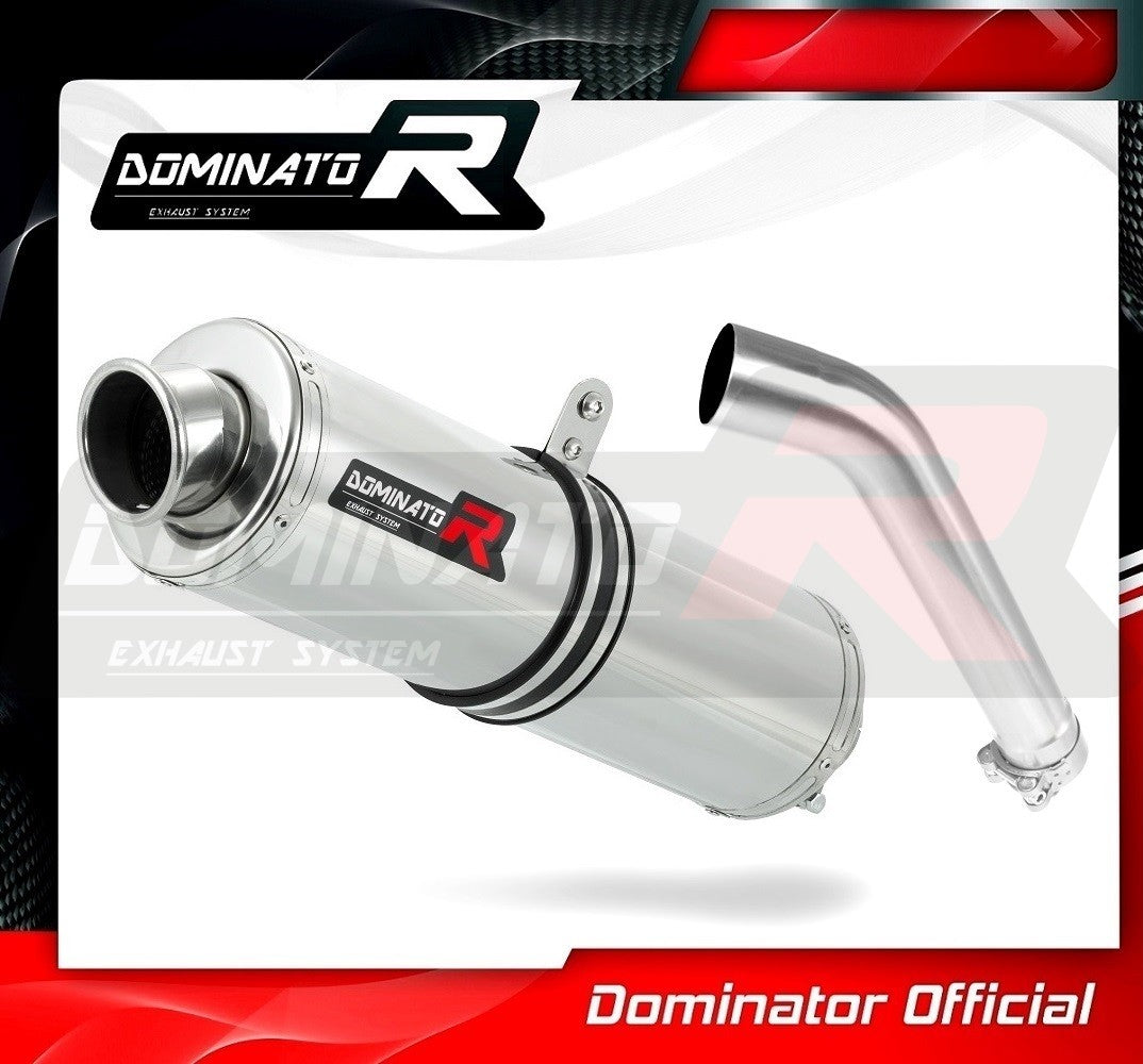 Dominator Round Slip-On Exhaust for BMW F850GS 2021-22