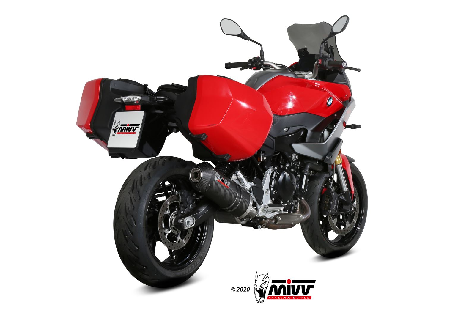 Mivv Oval Slip-On Exhaust For BMW F 900 XR 2020-22