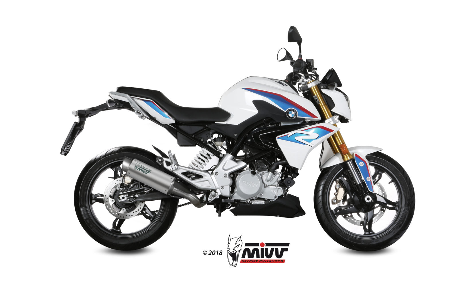 Mivv GP Pro Full Exhaust System For BMW G 310 R 2018-22