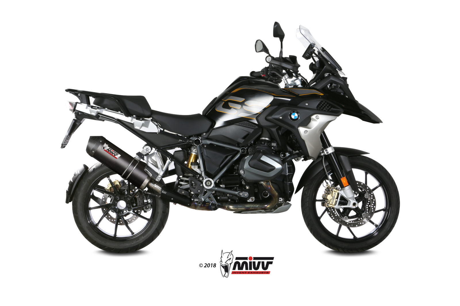 Mivv Oval Slip-On Exhaust for BMW R 1250 GSA 2019-22