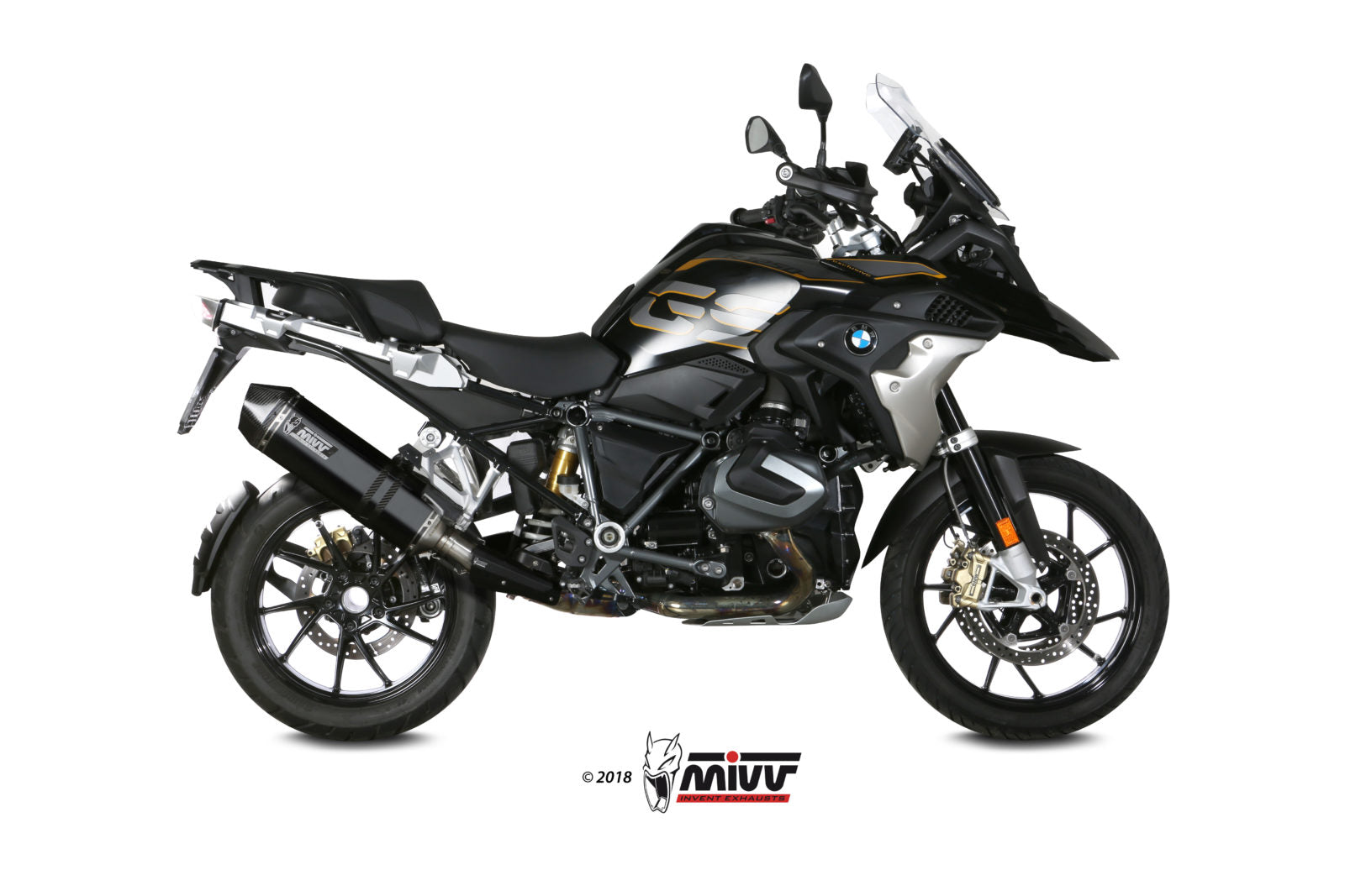 Mivv Speed Edge Slip-On Exhaust for BMW R 1250 GS 2019-22