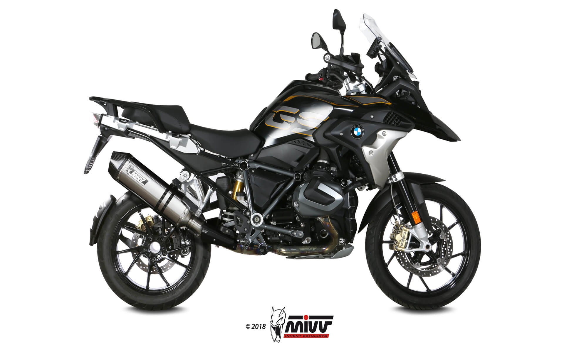 Mivv Speed Edge Slip-On Exhaust for BMW R 1250 GS 2019-22