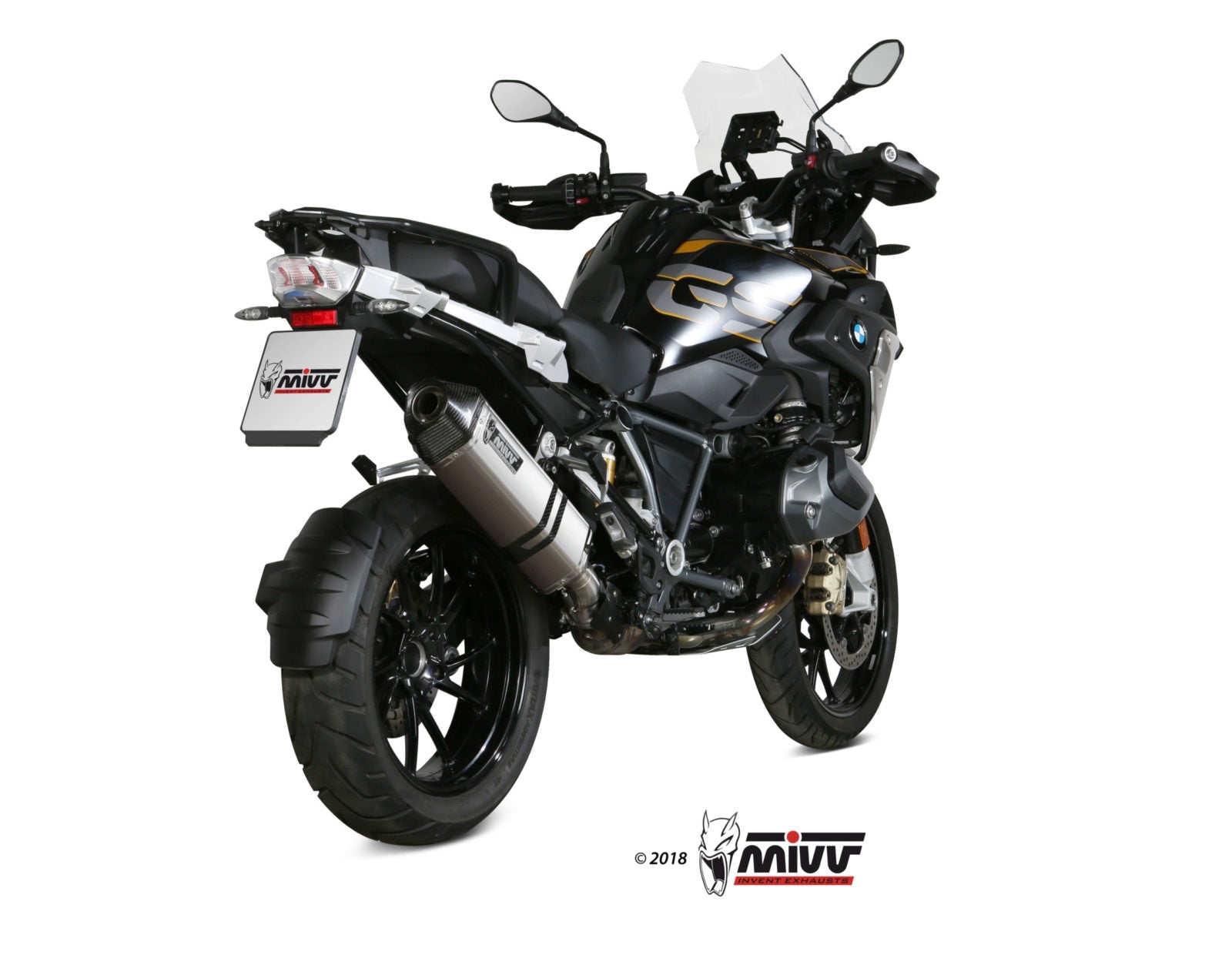 Mivv Speed Edge Slip-On Exhaust for BMW R 1250 GS 2019-22
