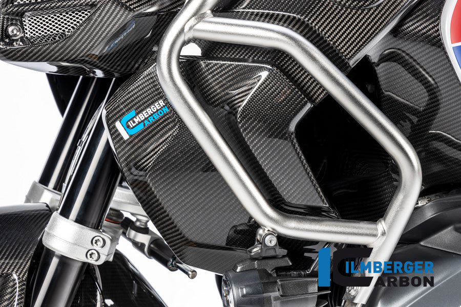 Ilmberger Carbon Fibre Left Watercooler Cover for BMW R 1250 GSA 2019-22