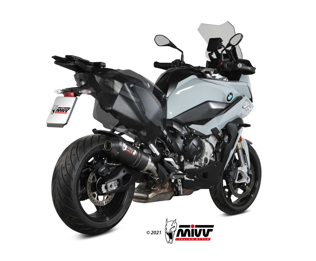 Mivv Oval Slip-On Exhaust for BMW S1000 XR 2020-22