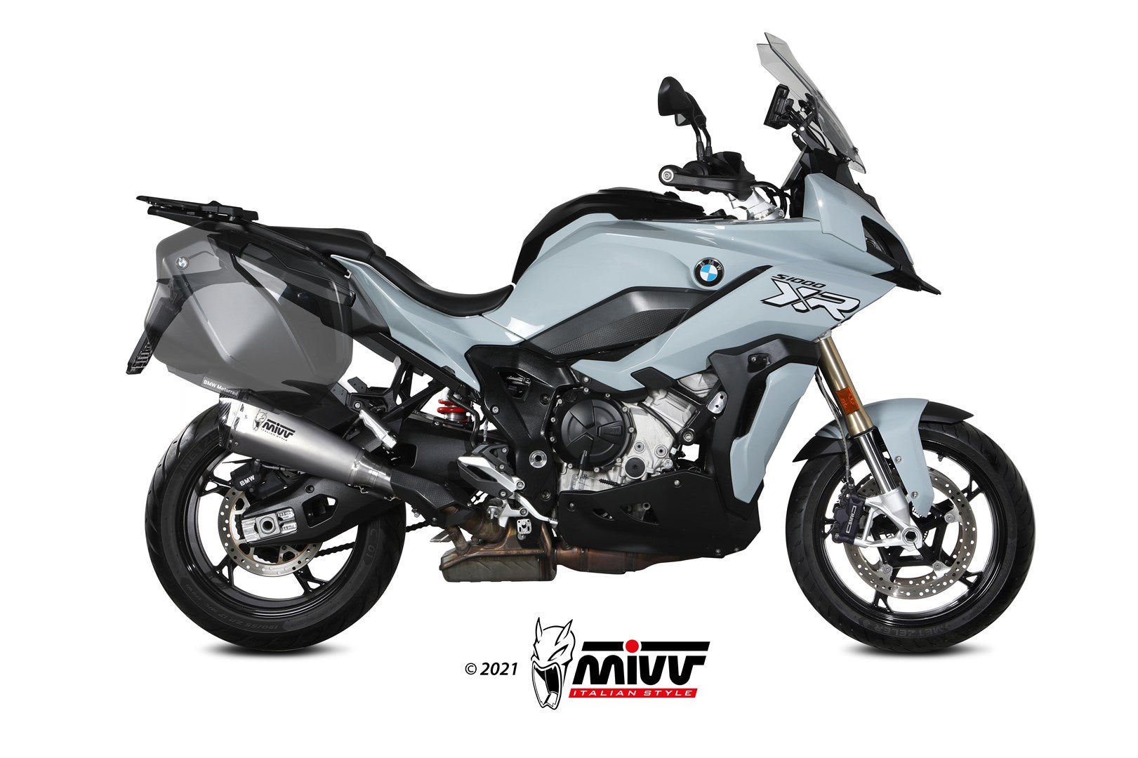 Mivv Delta Race Slip-On Exhaust for BMW S1000 XR 2020-22