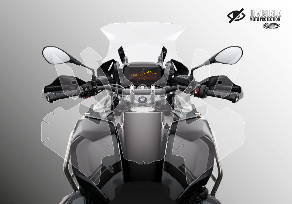 SCD BMW R1250GS Adventure Triple Black Advance Technology Full Paint Protective Film
