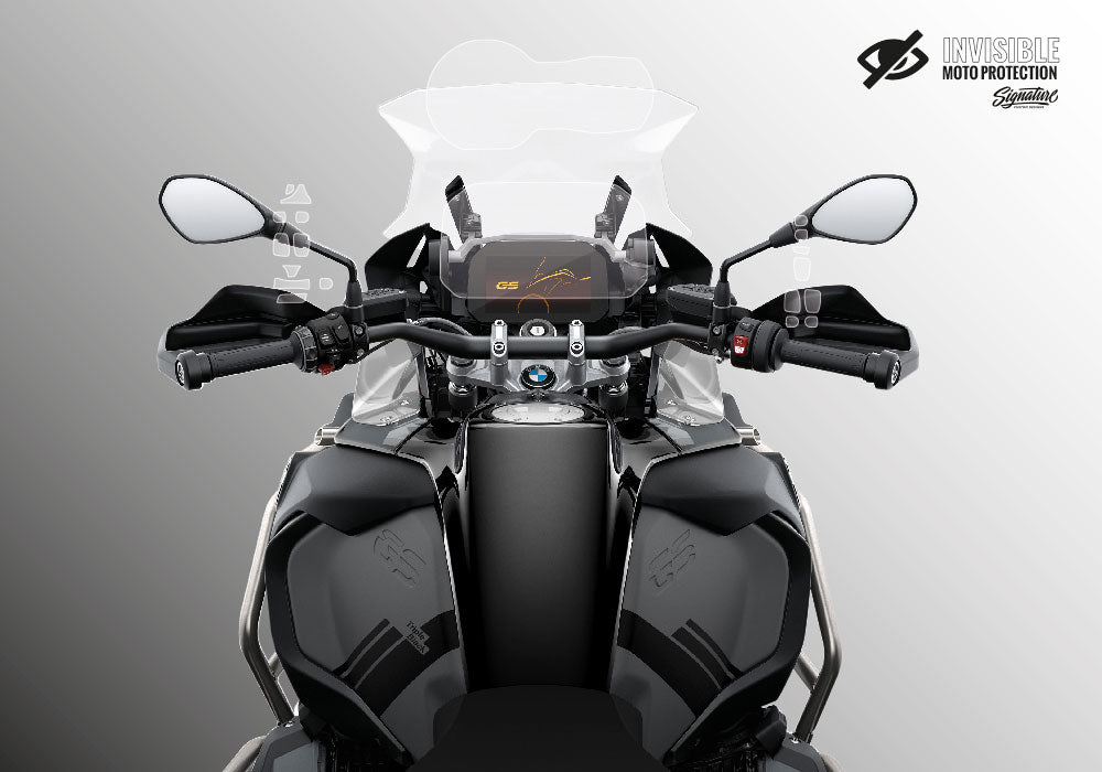 SCD BMW R1250GS Adventure Triple Black Advance Technology Full Paint Protective Film