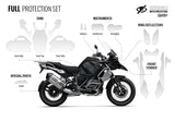 SCD BMW R1250GS Adventure Triple Black Advance Technology Full Paint Protective Film