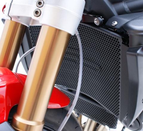 Evotech Performance Radiator Guard Oil Cooler Set for Triumph Speed Triple 1050