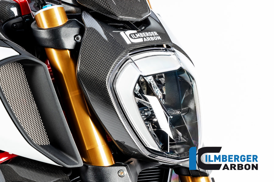 Ilmberger Carbon Fibre Headlight Cover for Ducati Diavel 1260 2019-22