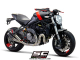 SC Project Full Exhaust System 2-1 for Ducati Monster 821 2018-21