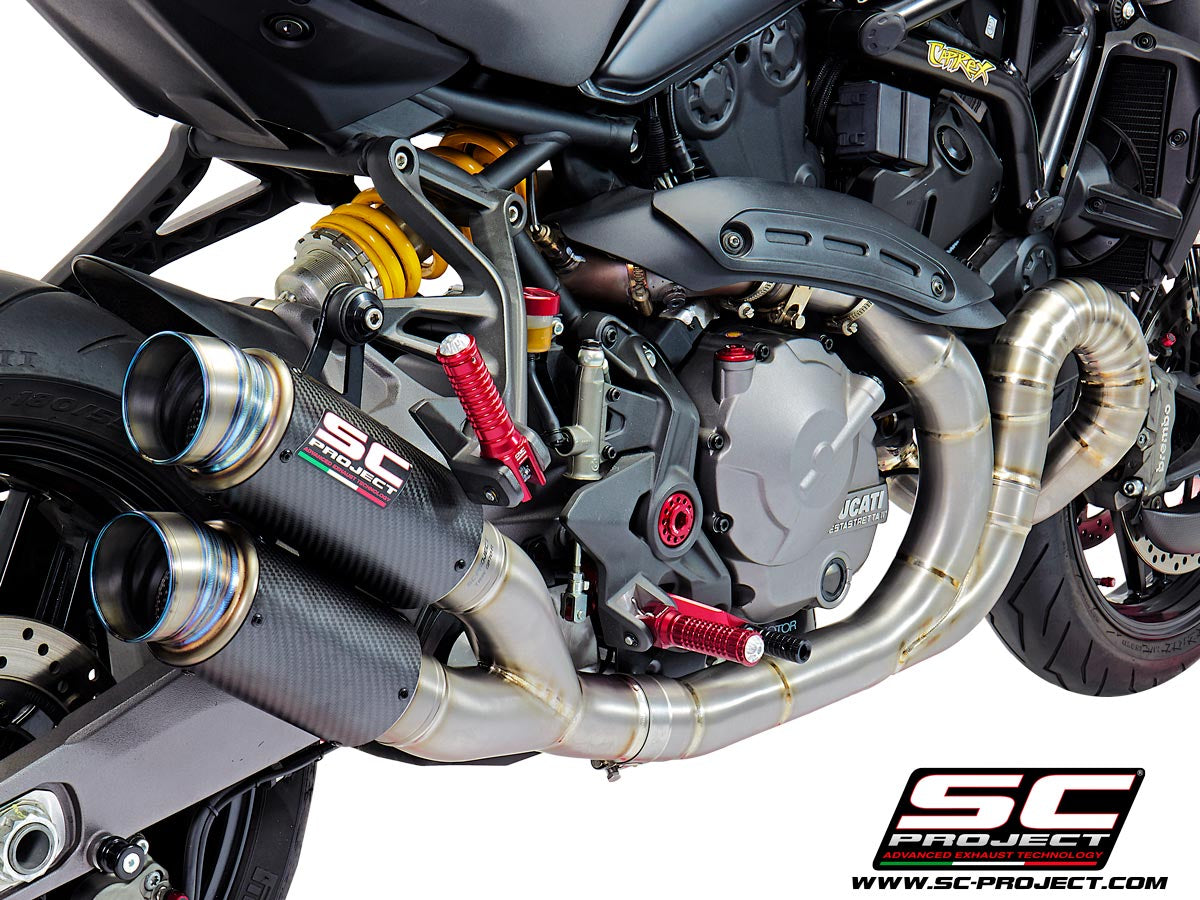 SC Project Full Exhaust System 2-1 for Ducati Monster 821 2018-21