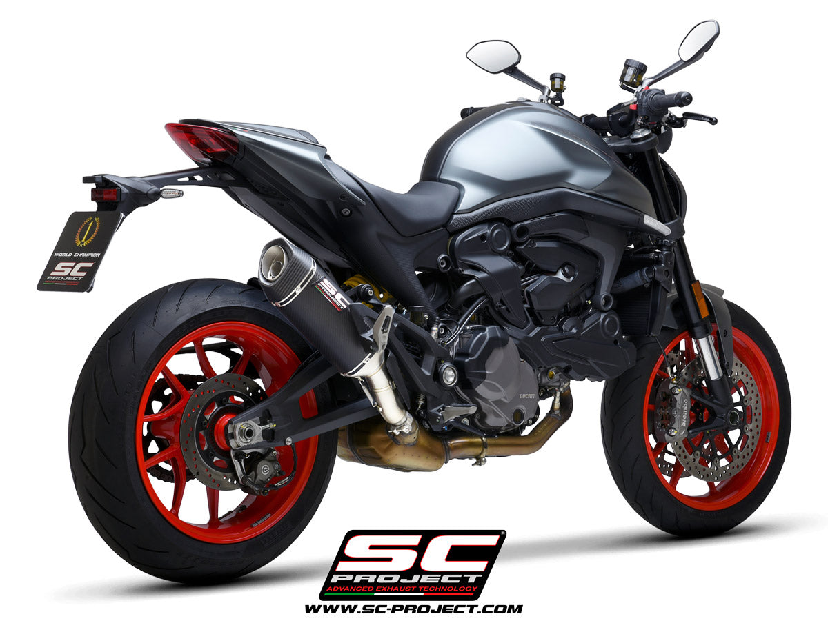 SC Project SC1-S Slip-On Exhaust for Ducati Monster 937 2021-22