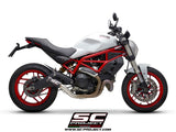 SC Project CR-T Slip-On Exhaust for Ducati Monster 797 2017-20