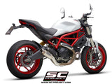 SC Project GP70-R Slip-On Exhaust for Ducati Monster 797 2017-20