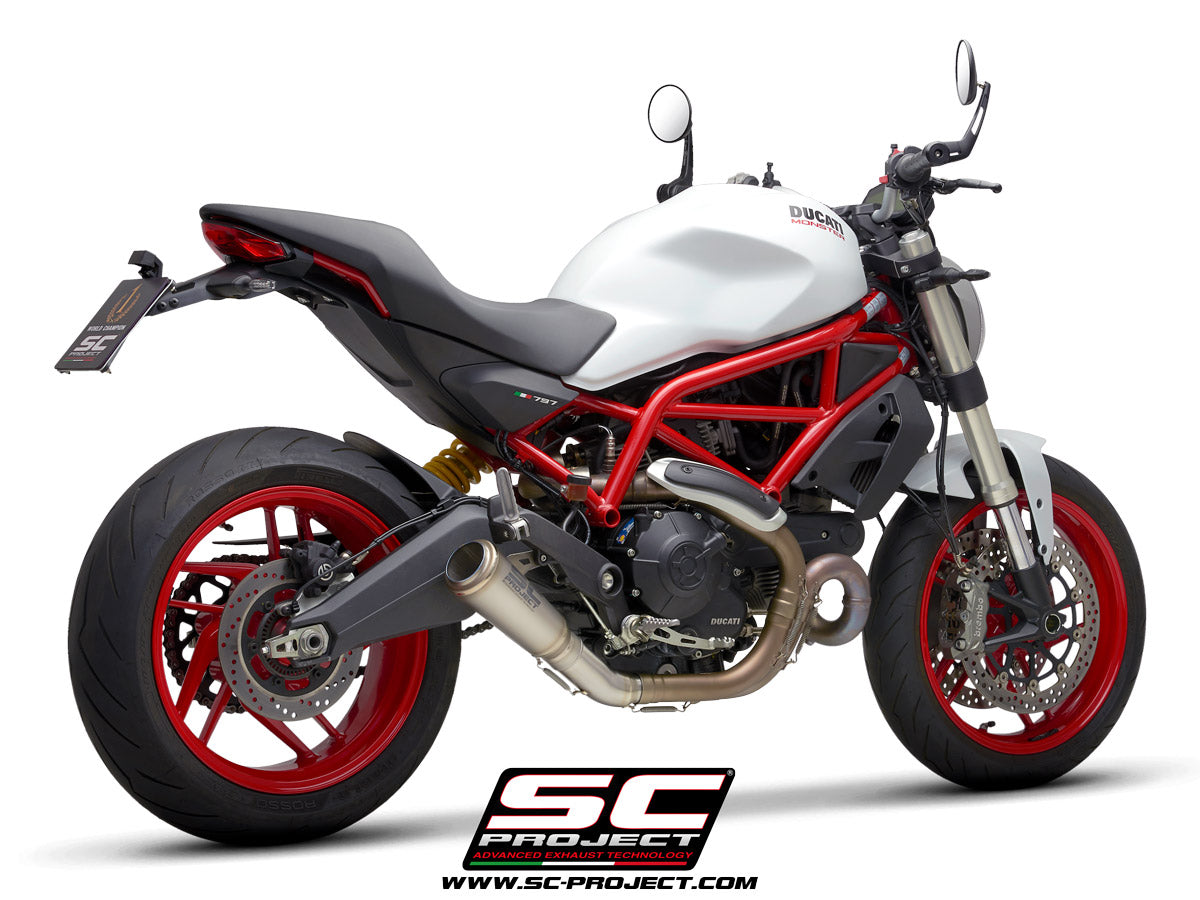 SC Project S1-GP Slip-On Exhaust for Ducati Monster 797 2017-20