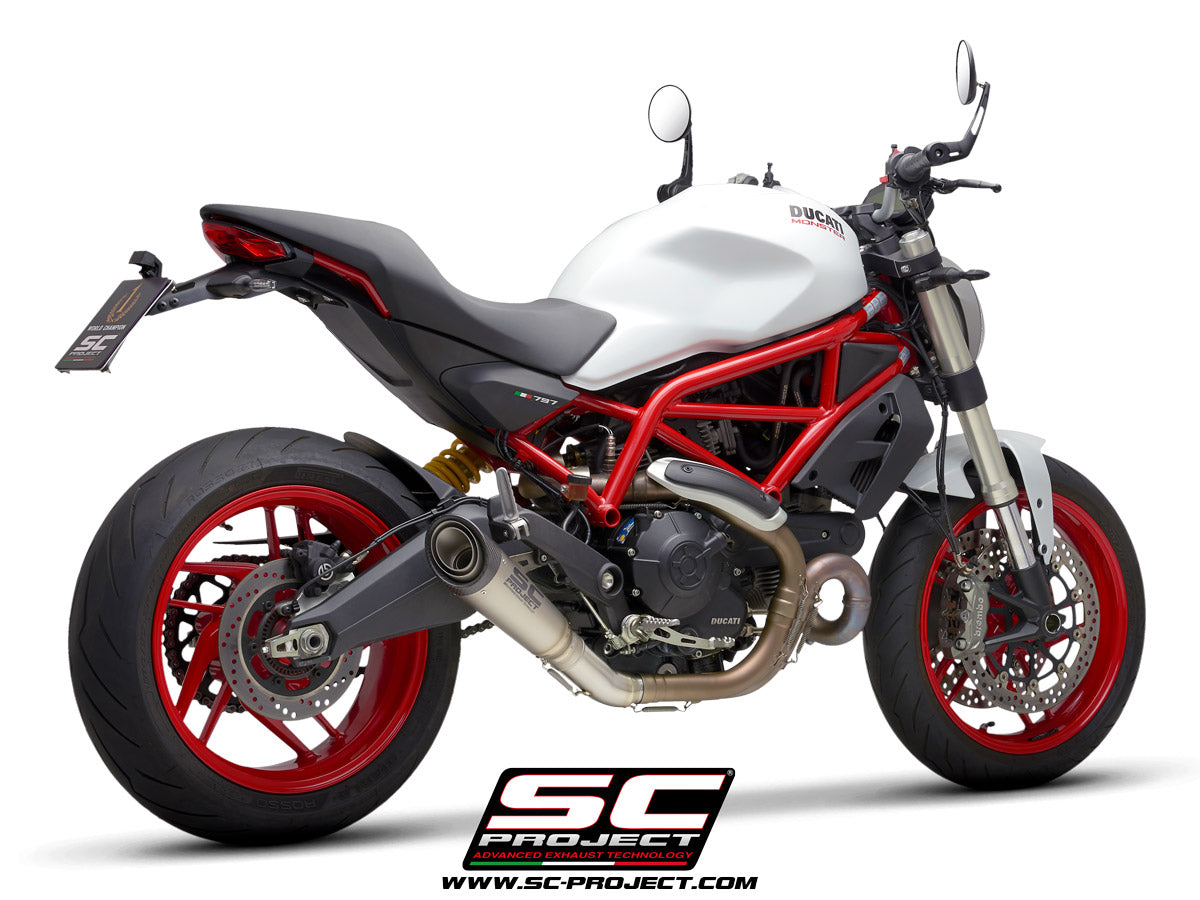 SC Project S1 Slip-On Exhaust for Ducati Monster 797 2017-20