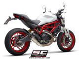 SC Project S1 Slip-On Exhaust for Ducati Monster 797 2017-20