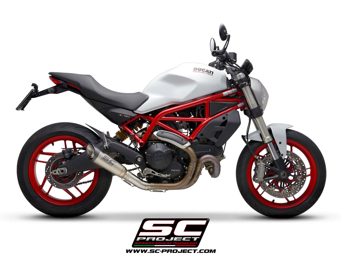 SC Project S1 Slip-On Exhaust for Ducati Monster 797 2017-20