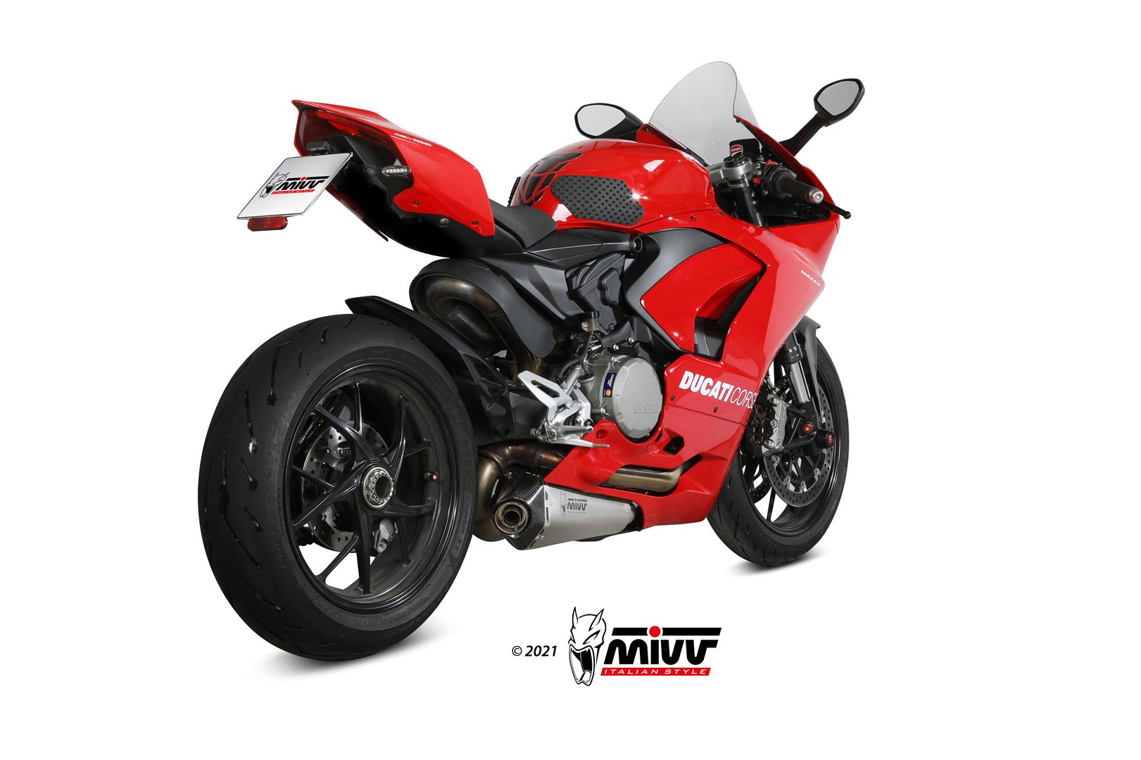 Mivv Delta Race Slip-On Exhaust For Ducati Panigale V2 2020-22
