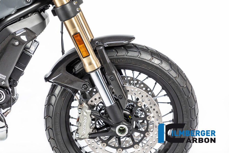 Ilmberger Carbon Fibre Front Mudguard For Ducati Scrambler 1100 2017-22