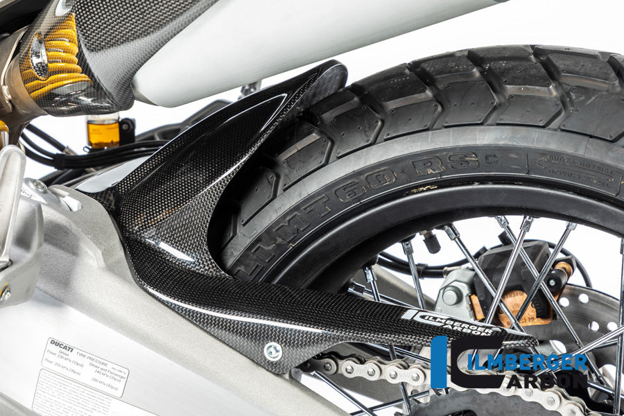 Ilmberger Carbon Fibre Rear Hugger For Ducati Scrambler 1100 2017-22