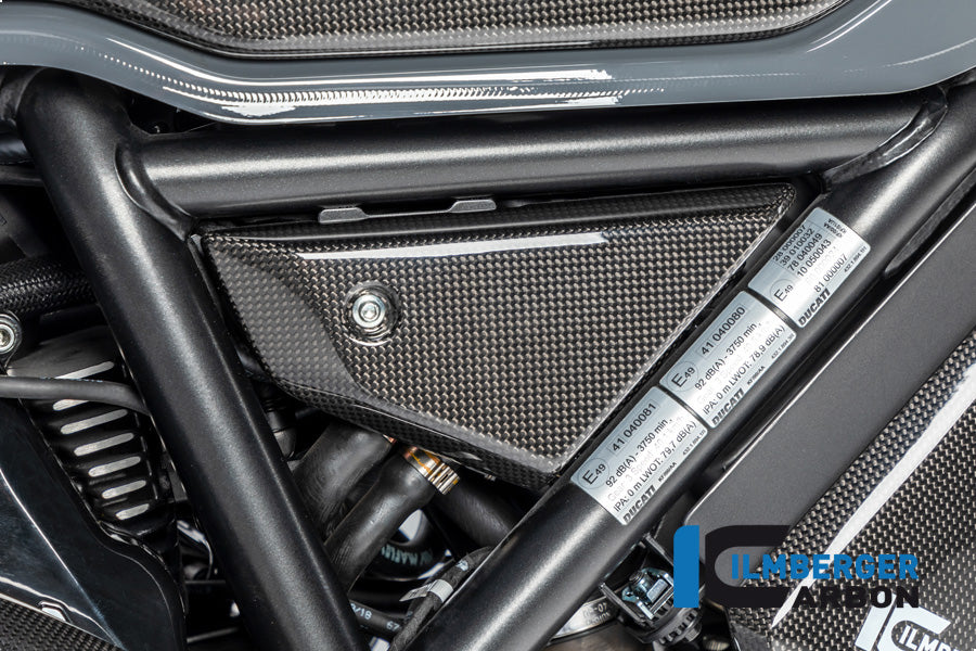 Ilmberger Carbon Fibre Right Cover Under The Frame For Ducati Scrambler 1100 2017-22