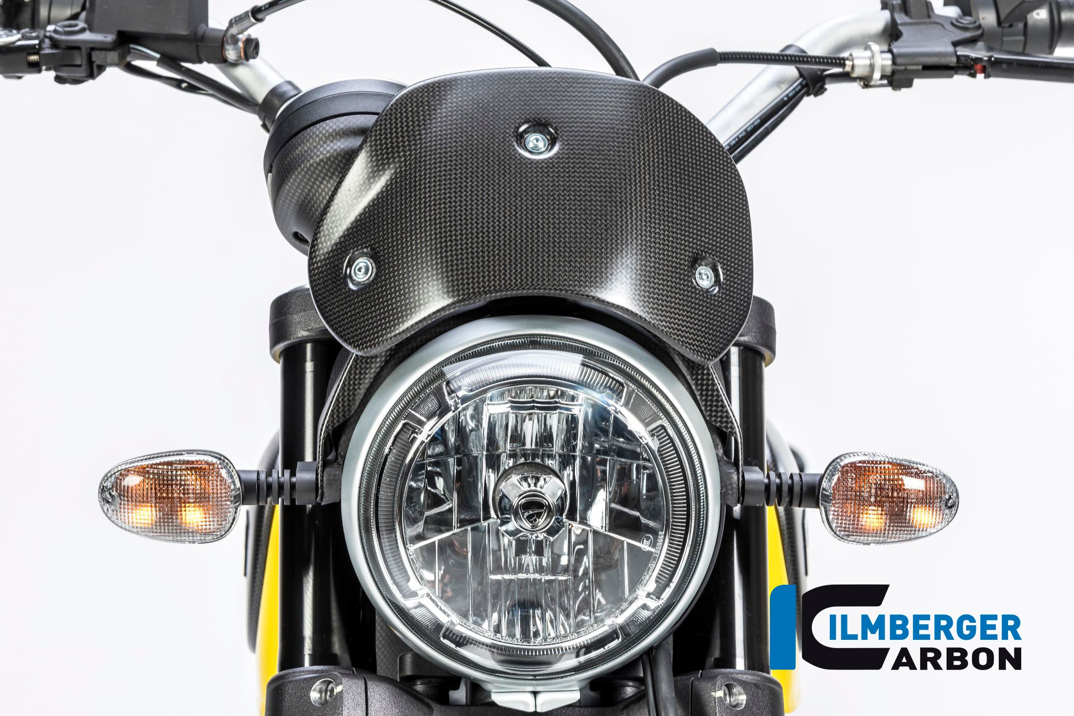 Ilmberger Carbon Fibre Windshield For Ducati Scrambler Icon 2016-22