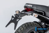 Ilmberger Carbon Fibre Number Plate Holder For Ducati Scrambler Icon 2016-22