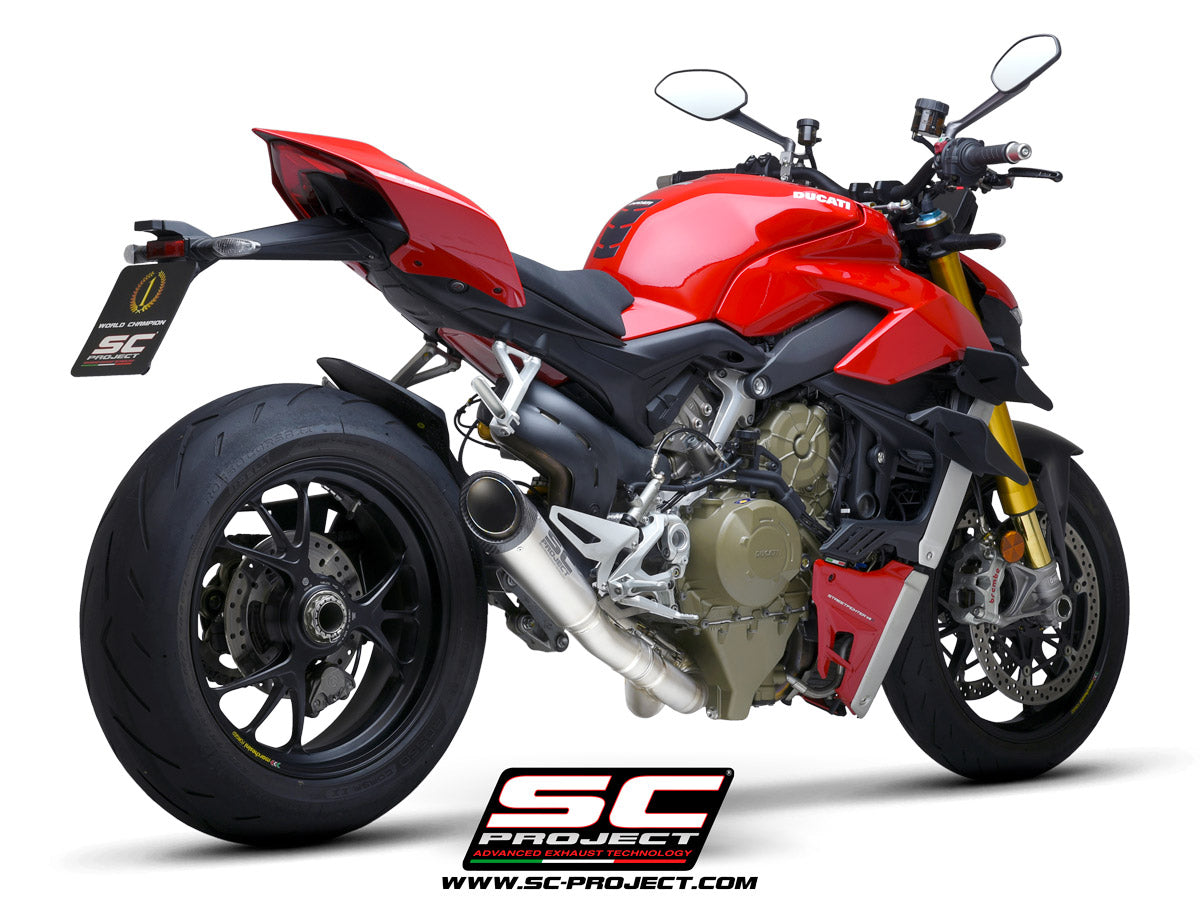 SC Project S1 2-1 Full Exhaust System for Ducati Streetfighter V4 2021-22