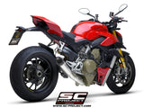 SC Project S1 2-1 Full Exhaust System for Ducati Streetfighter V4 2021-22