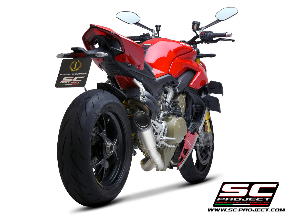SC Project S1 2-1 Full Exhaust System for Ducati Streetfighter V4 2021-22