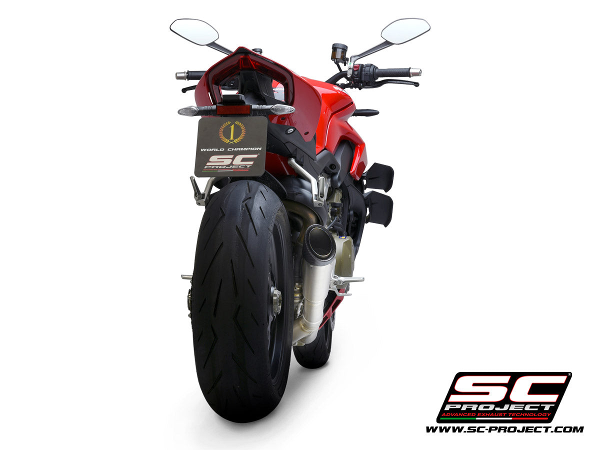 SC Project S1 2-1 Full Exhaust System for Ducati Streetfighter V4 2021-22
