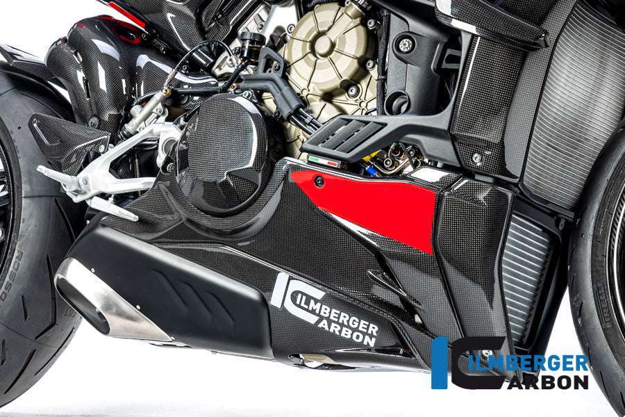 Ilmberger Carbon Fibre Right Bellypan For Ducati Streetfighter V4 2020-22