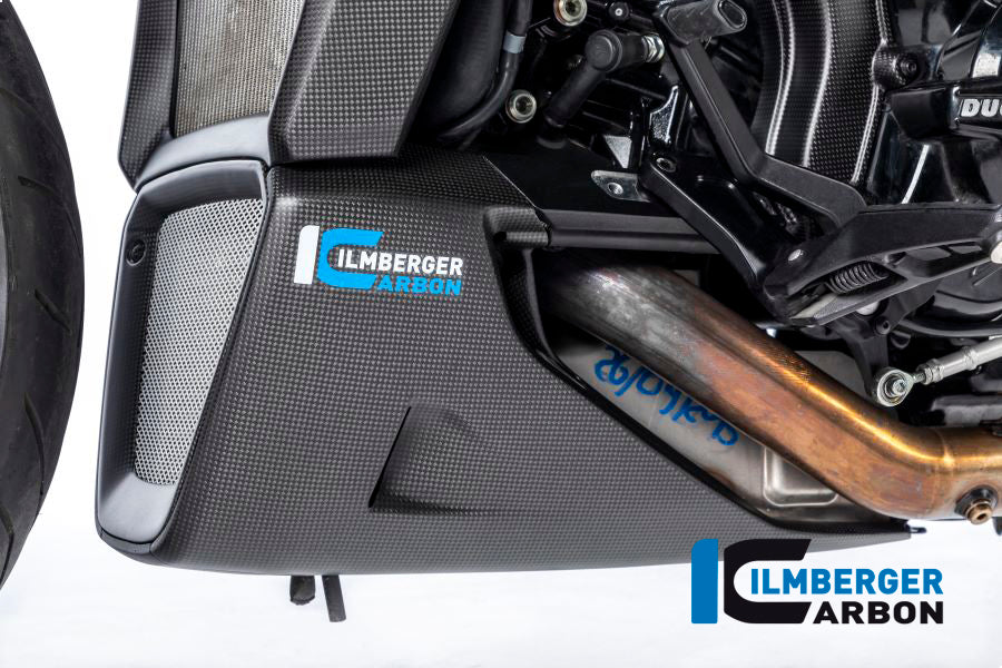 Ilmberger Carbon Fibre Left Belly Pan for Ducati XDiavel 1260 2018-22