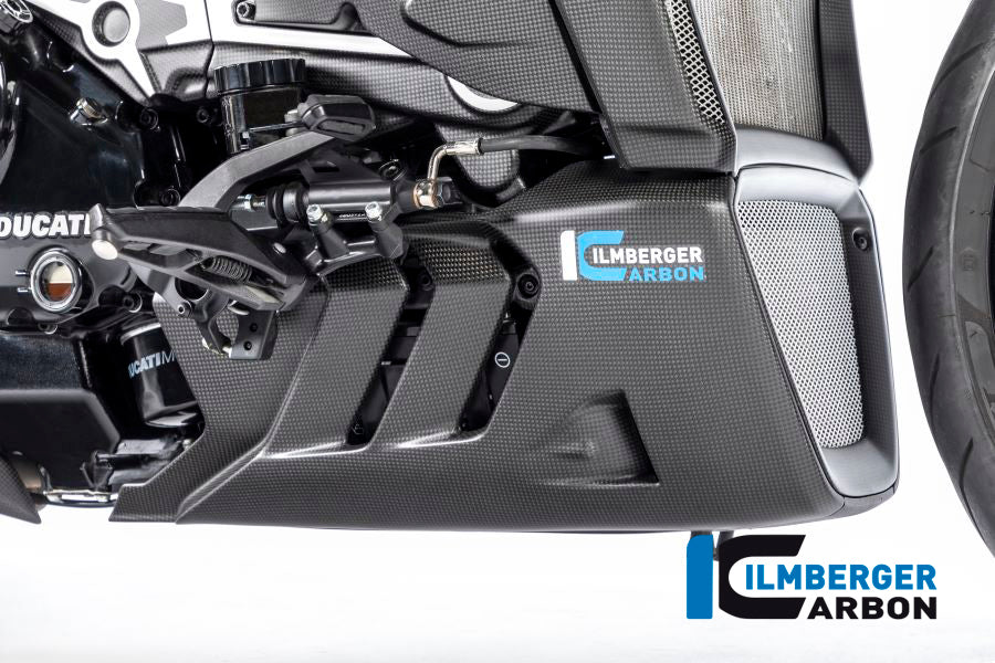 Ilmberger Carbon Fibre Right Belly Pan for Ducati XDiavel 1260 2018-22
