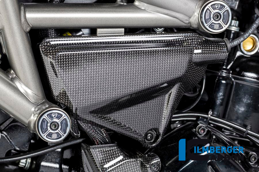 Ilmberger Carbon Fibre Left Cover Under The Frame for Ducati XDiavel 1260 2018-22
