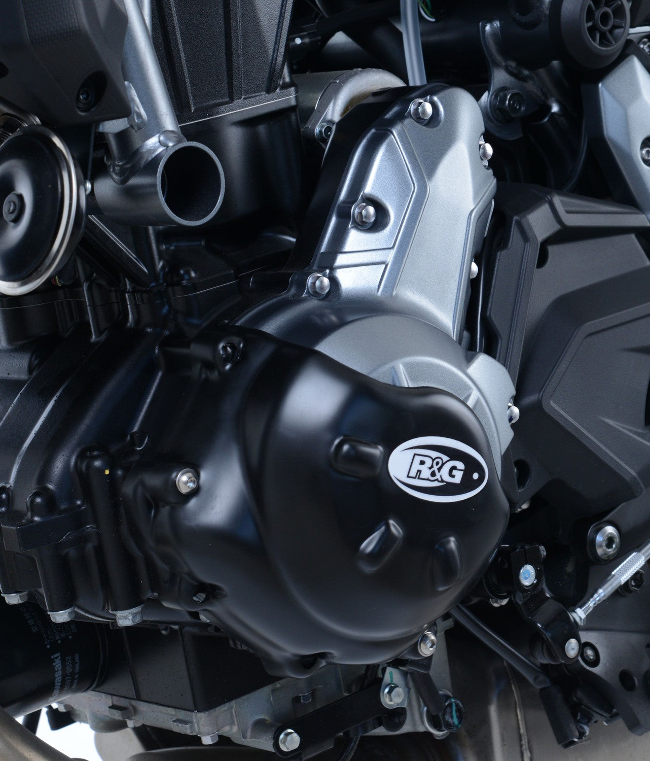 R&G Left Slash Cut Engine Case Cover for Kawasaki Ninja 650