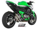SC Project Twin CR-T Slip-On Exhaust for Kawasaki Z800