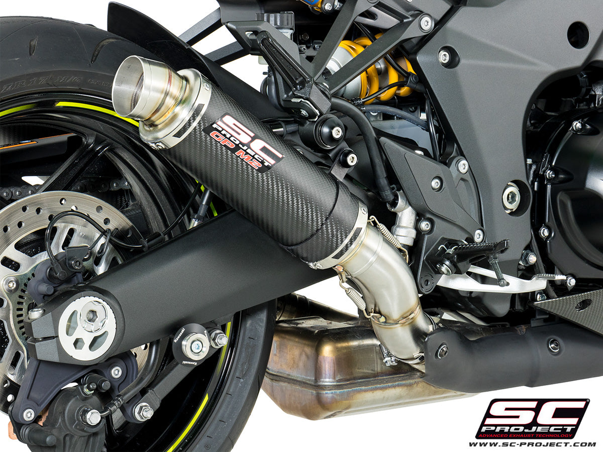 SC Project GP-M2 Slip-On Exhaust for Kawasaki Z1000 2017-20