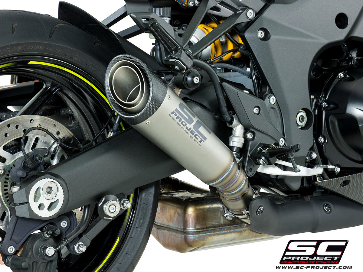 SC Project S1 Slip-On Exhaust for Kawasaki Z1000 2017-20