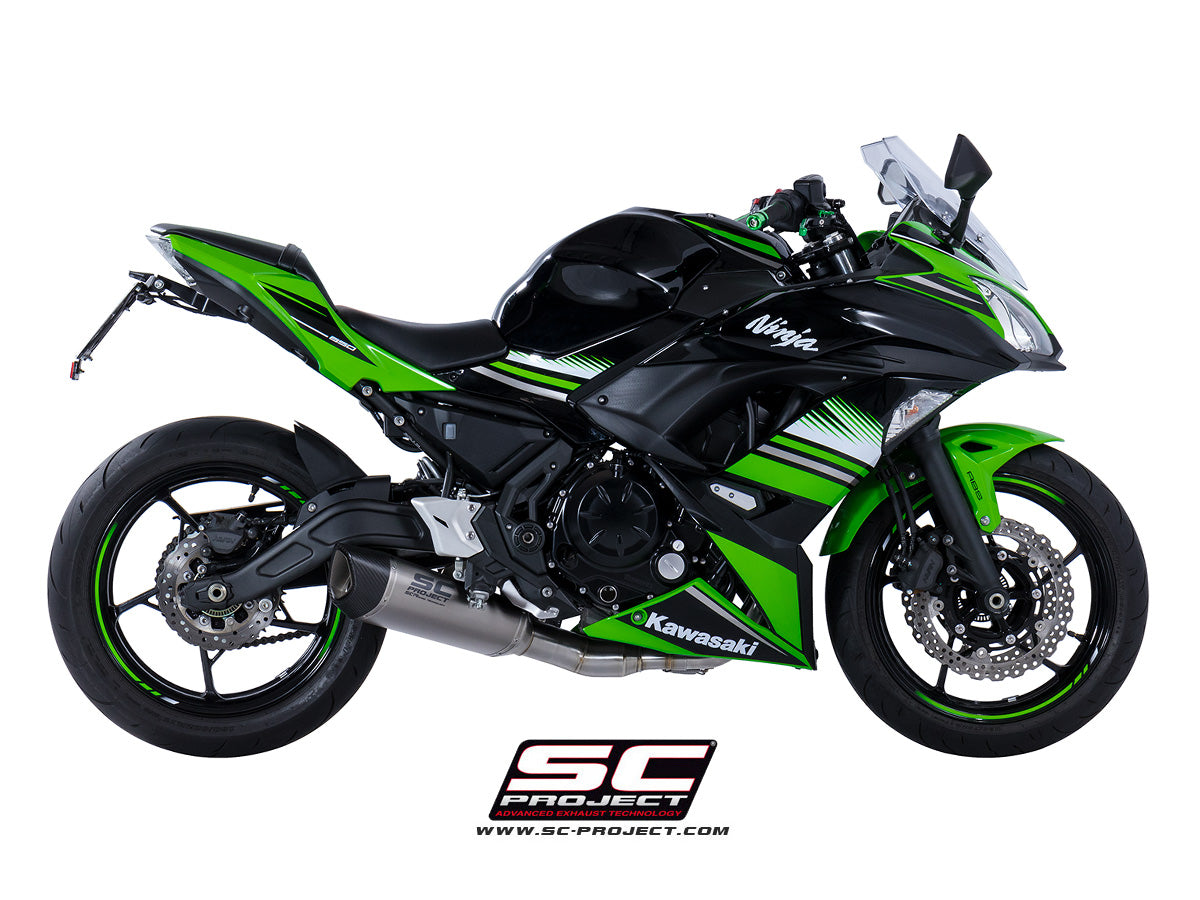 SC Project SC1-R GT Full Exhaust System for Kawasaki Ninja 650 2017-19
