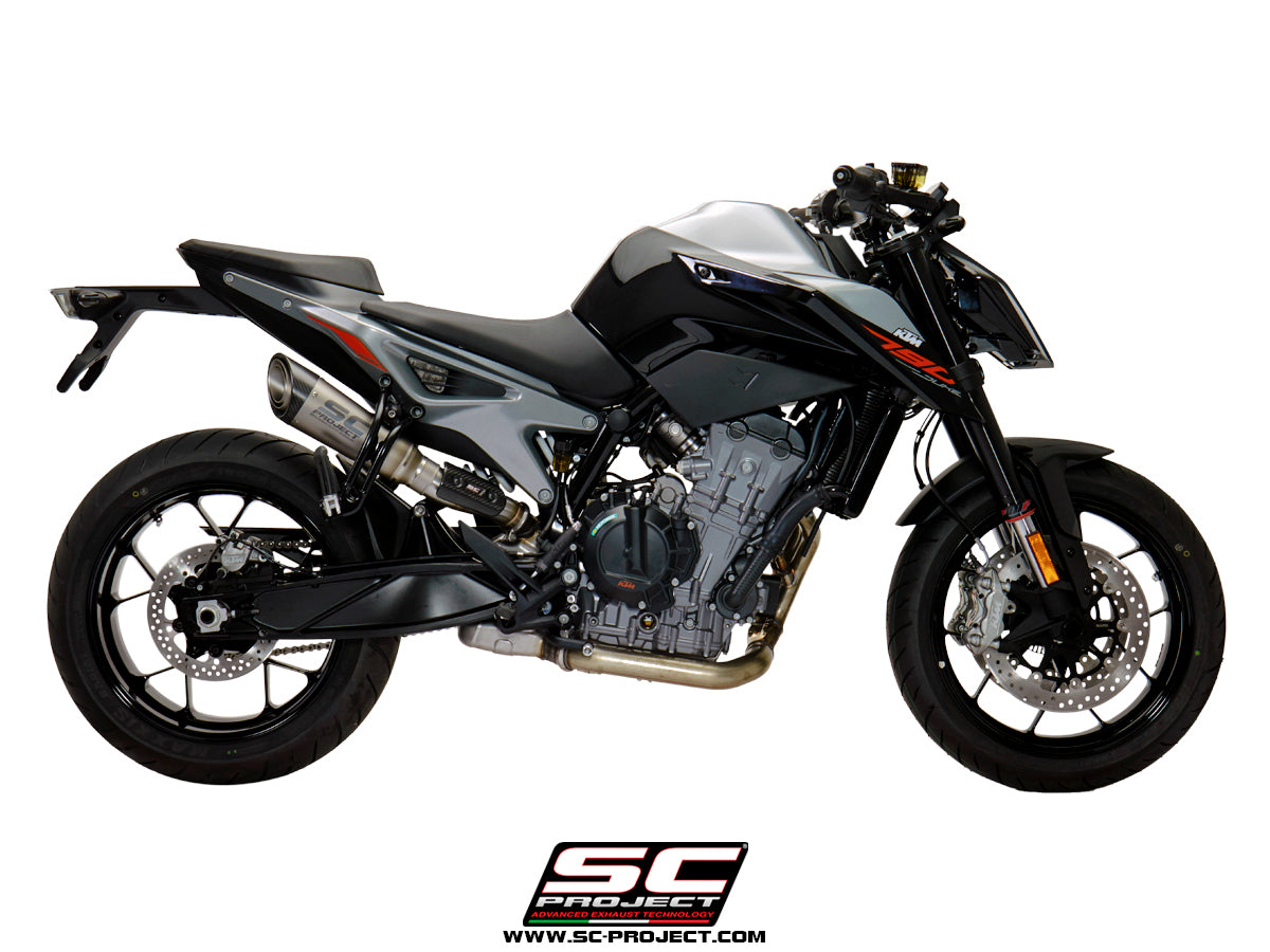 SC Project S1 Slip-On Exhaust for KTM Duke 790 2018-20