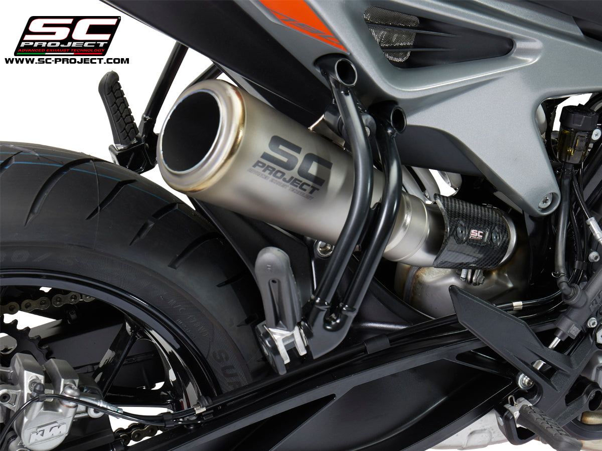 SC Project S1-GP Slip-On Exhaust for KTM Duke 790 2018-20