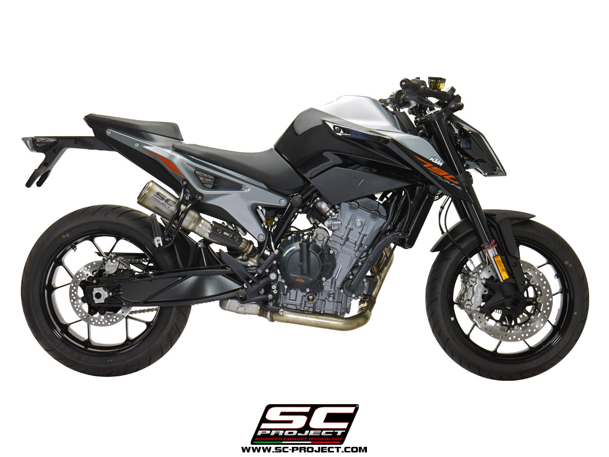 SC Project S1-GP Slip-On Exhaust for KTM Duke 790 2018-20