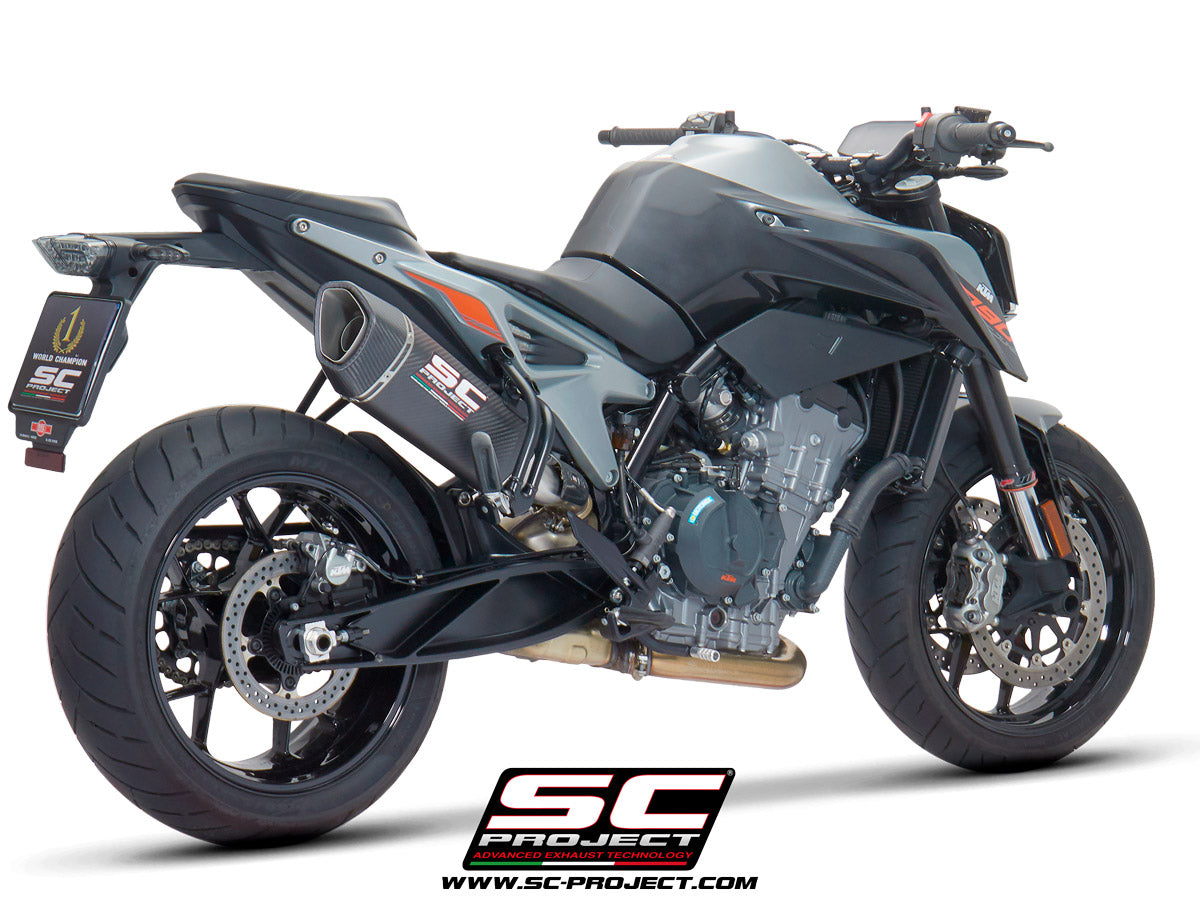 SC Project SC1-R Slip-On Exhaust for KTM Duke 790 2018-20