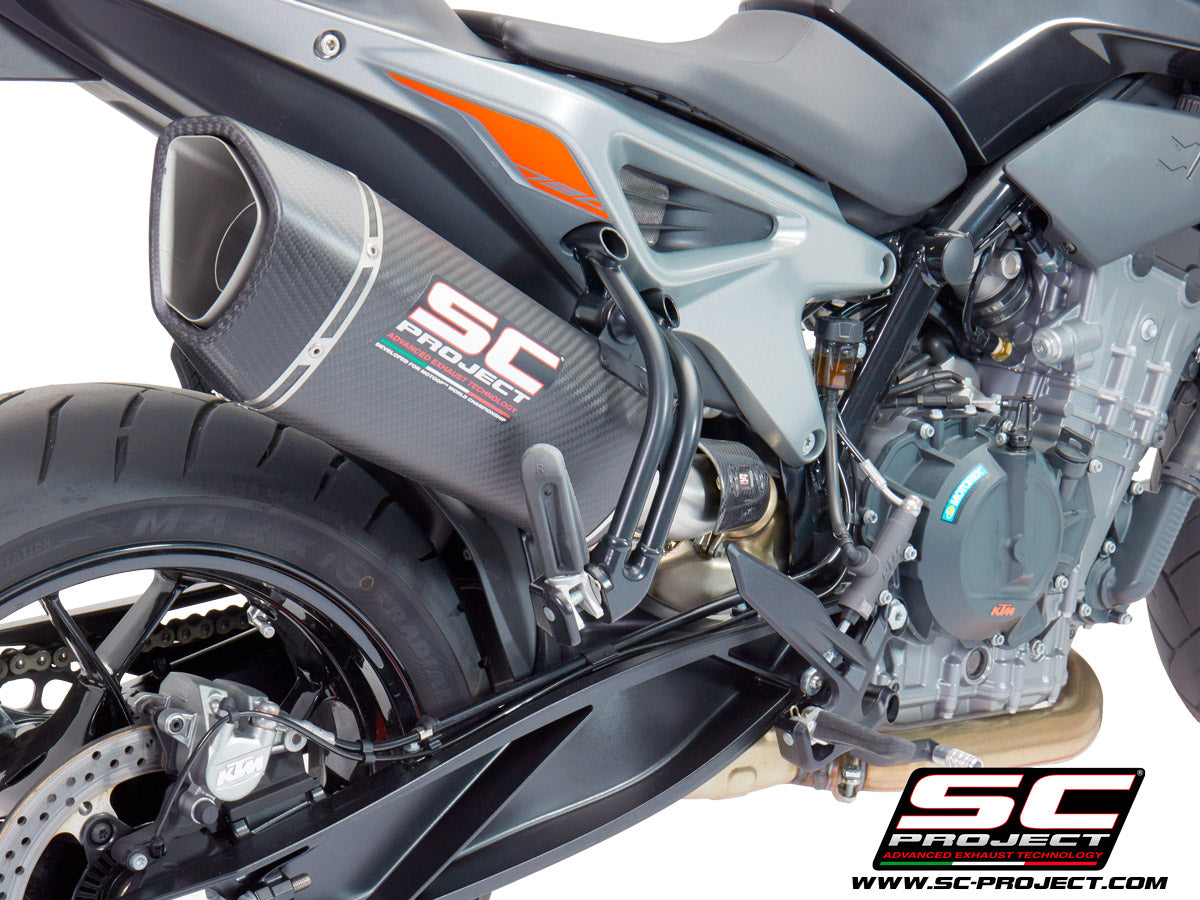 SC Project SC1-R Slip-On Exhaust for KTM Duke 790 2018-20